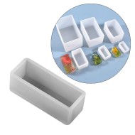 Epoksi Sabun Dikdörtgen Obje Silikon Kalıbı GT-9409