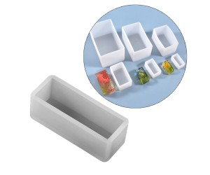 Epoksi Sabun Dikdörtgen Obje Silikon Kalıbı GT-9409