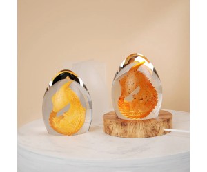 Epoksi Küçük Dinozor Yumurtası Gece Lambası Silikon Kalıbı