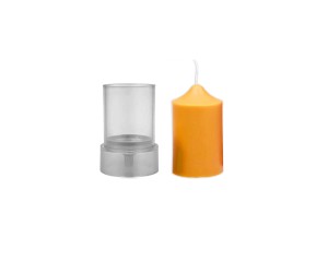 Poli Karbon Mum Kalıbı Mika Mum Kalıbı Silindir Mika Mum Kalıbı 7.5cmx5cm GT-6250