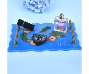 Epoksi Dikdörtgen Tepsi Kalıbı Seti-1 (30cmx19cm)