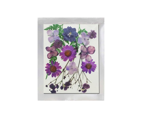 Epoksi Kurutulmuş Çiçek Karışık Süsleme Paket Model-18