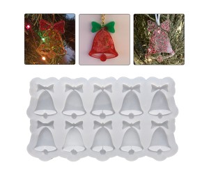 Epoksi Çoklu Yılbaşı Zil Silikon Kalıbı EM271