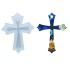 Epoksi Hristiyan Haç Anahtarlık Silikon Kalıbı EM277