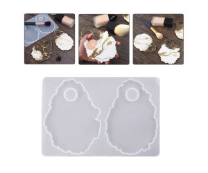 Epoksi Makyaj Paleti Dalgalı Silikon Kalıbı EM268