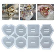 Epoksi Nişan Söz Yüzüklük Silikon Kalıbı EM282