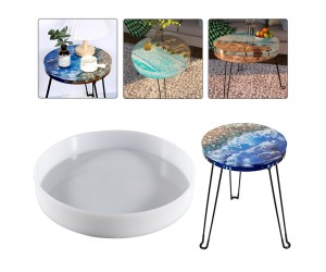 Epoksi Silikon Yuvarlak Sehpa Kalıbı 30.5x5cm GT7129