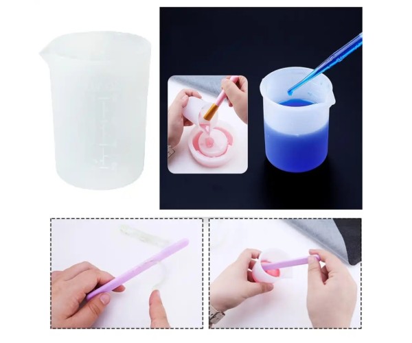 Epoksi Silikon Döküm Karıştırma Kabı Beaker 250ml