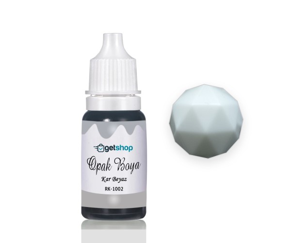 Epoksi Opak Pigment Boya Kar Beyaz - 15ml