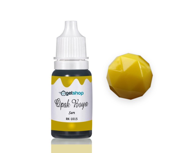 Epoksi Opak Pigment Boya Sarı - 15ml