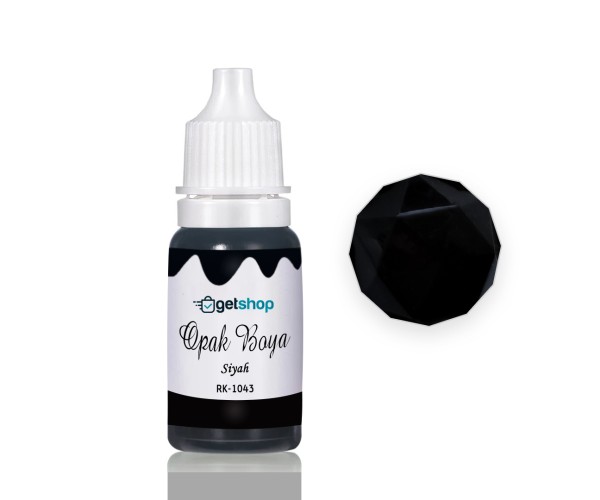 Epoksi Opak Boya Pigment Siyah - 15ml