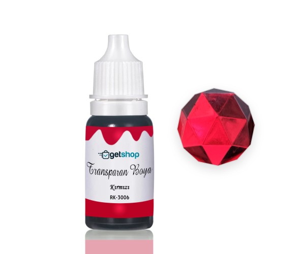 Epoksi Transparan Boya Pigment Kırmızı - 15ml Epoksi Transparan Boya Pigment Kırmızı - 15ml