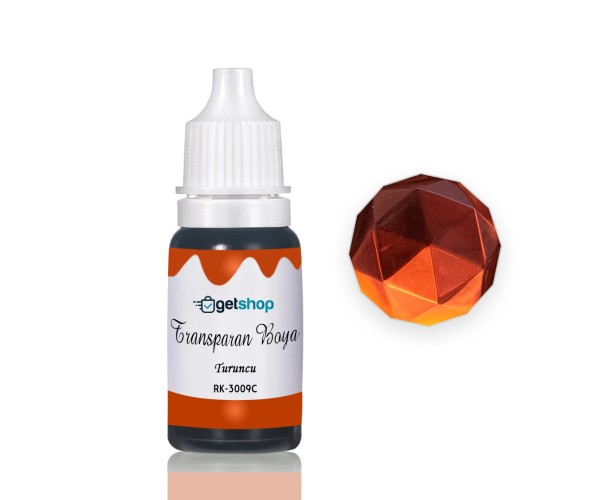 Epoksi Transparan Boya Pigment Turuncu - 15ml Epoksi Transparan Boya Pigment Turuncu - 15ml
