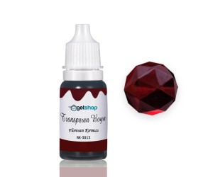 Epoksi Transparan Boya Pigment Koyu Floresan Kırmızı – 15ml