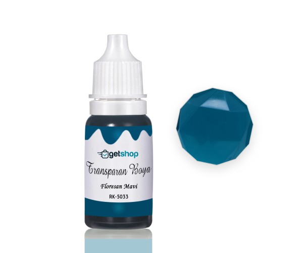 Epoksi Transparan Boya Pigment Floresan Mavi – 15ml Epoksi Transparan Boya Pigment Floresan Mavi – 15ml