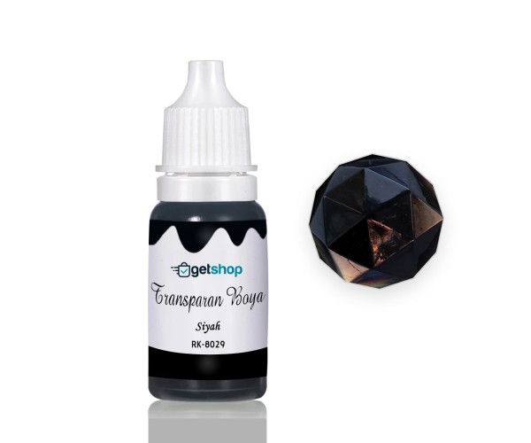 Epoksi Transparan Boya Pigment Siyah - 15ml Epoksi Transparan Boya Pigment Siyah - 15ml