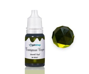 Epoksi Transparan Boya Pigment Desenli Yeşil - 15ml Epoksi Transparan Boya Pigment Desenli Yeşil - 15ml