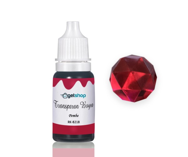 Epoksi Transparan Boya Pigment Pembe - 15ml Epoksi Transparan Boya Pigment Pembe - 15ml