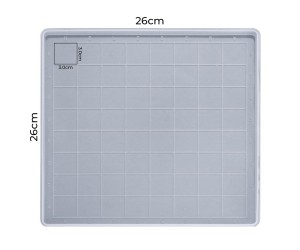Epoksi Satranç Tahtası Kalıbı Silikon Büyük Boy 26x26x1cm Epoksi Satranç Tahtası Kalıbı Silikon Büyük Boy 26x26x1cm