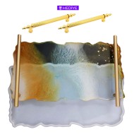 Epoksi Tepsi Kalıbı Dikdörtgen Tepsi Kalıbı Dalgalı Model Kalıbı Silikon Kulp Hediyeli 34.6x21x1.2cm Epoksi Tepsi Kalıbı Dikdörtgen Tepsi Kalıbı Dalgalı Model Kalıbı Silikon Kulp Hediyeli 34.6x21x1.2cm